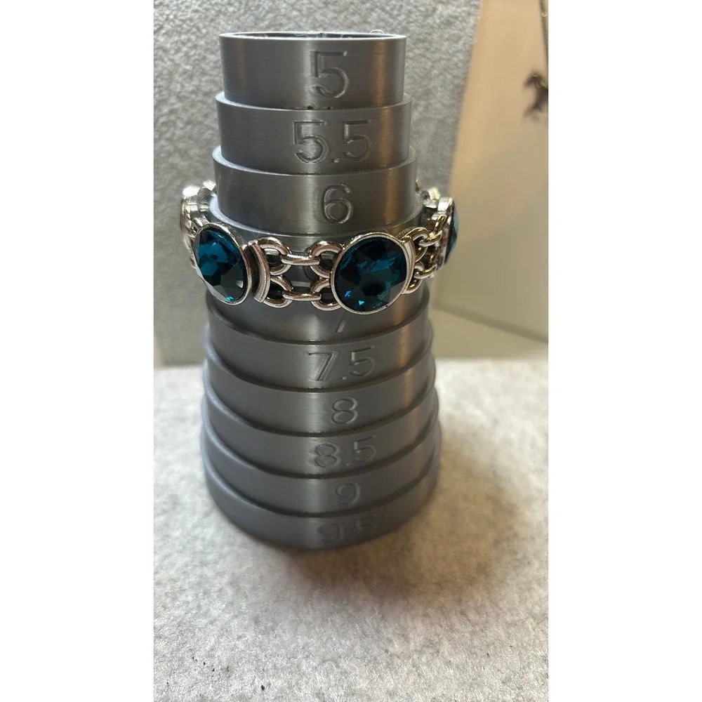 #1. Paparazzi Devoted to Drama Blue Stretch Bracelet